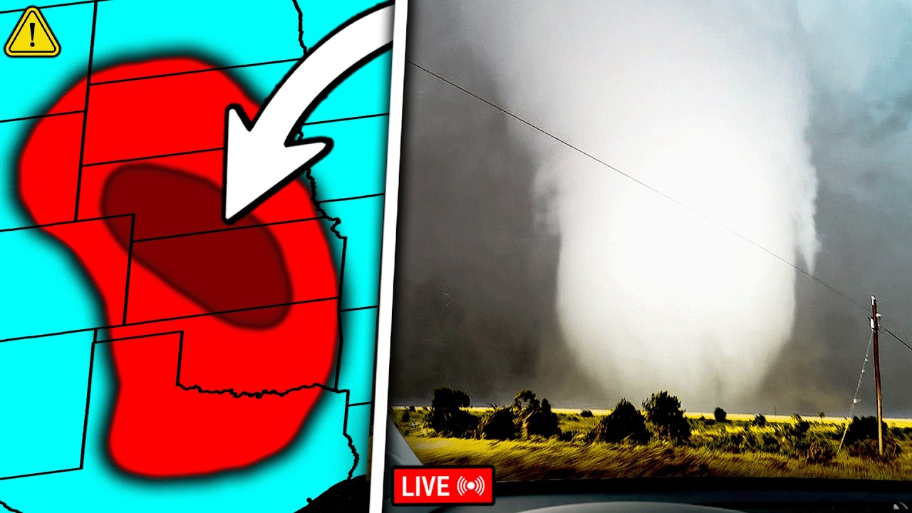 LIVE STORM CHASER - Tornado Warning In Nebraska - YouTube