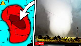 LIVE SUPERCELLS Developing In Nebraska - Storm Chaser With Meteorologist Coverage