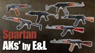 Spartan Airsoft E&L AK47s and AK74s