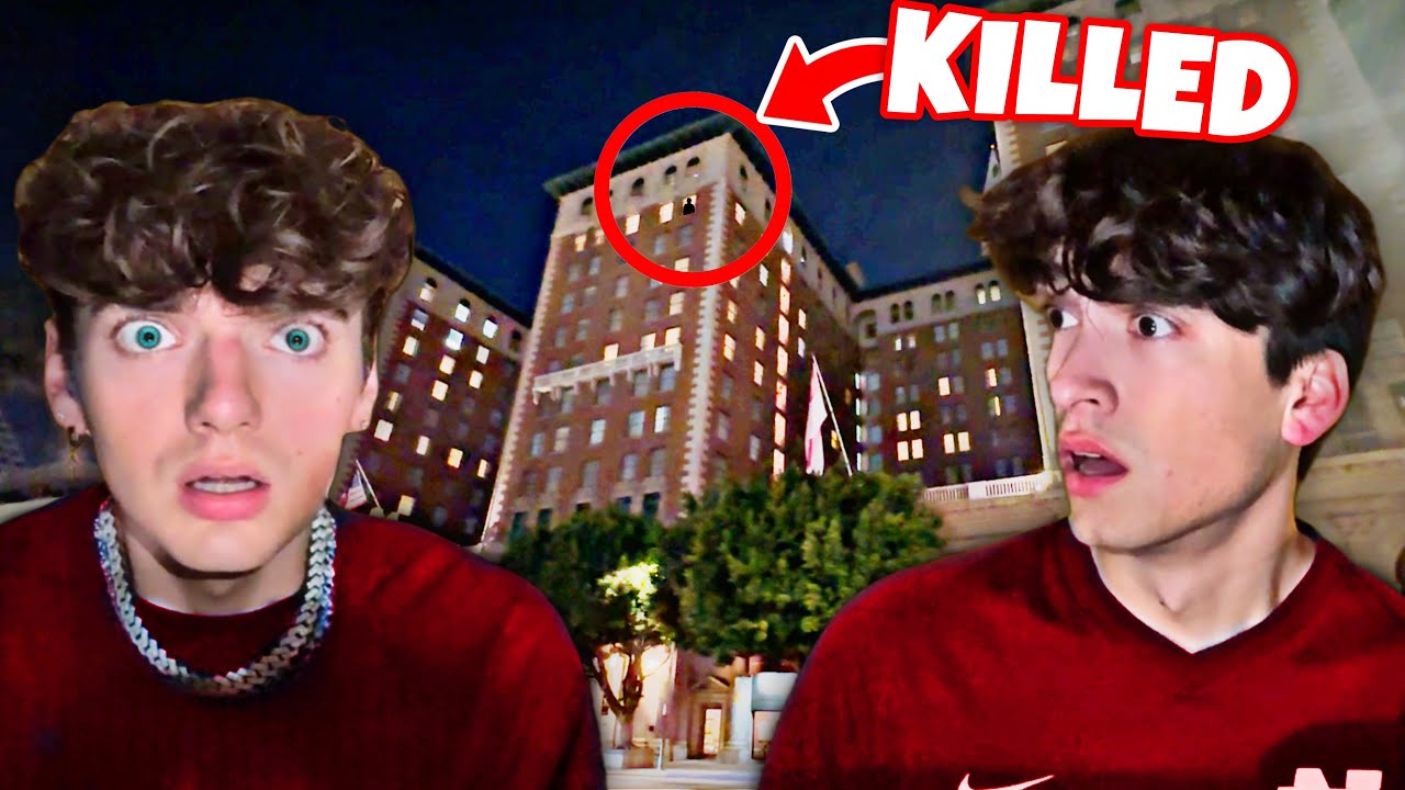 Staying At The Most Haunted Hotel! (Ghost FOLLOWED Us)
