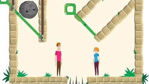 Braindom Level 226 Bring the lovers together! Walkthrough