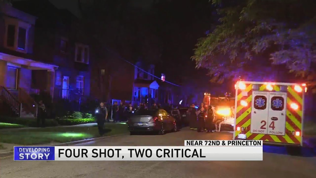 4 teens injured after Englewood shooting - YouTube