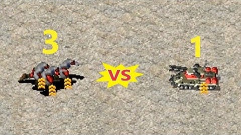 Apocalypse vs Brutes - Almost Same Cost - Red Alert 2