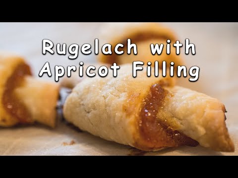 Rugelach w Apricot Filling - Recipe