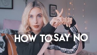 how to say NO without feeling guilty