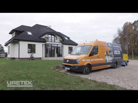 URETEK Baltic - Concrete floor subsidence, resin injection for subsidence, ground stabilization