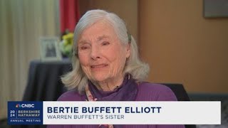 Warren Buffett's sister Bertie: "I feel so lucky that he's my big brother"