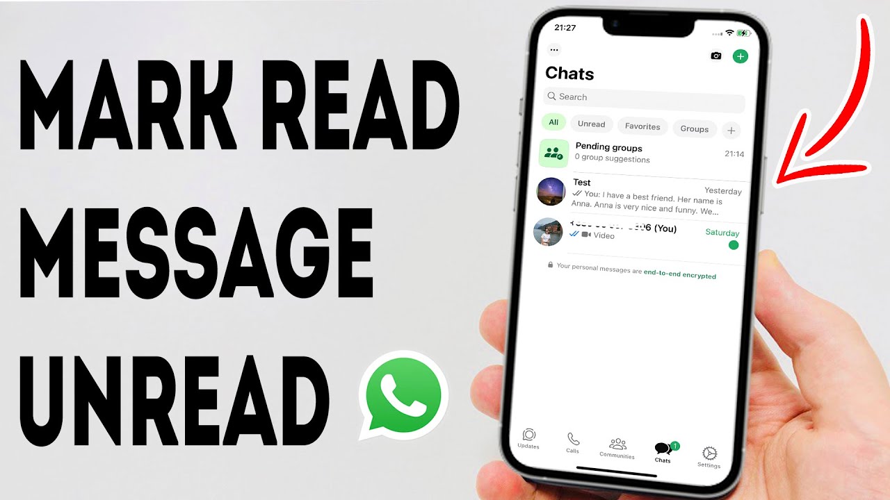 How To Mark A Read Message As Unread On WhatsApp - Full Guide