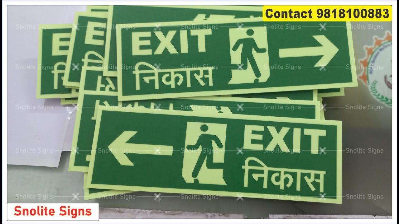Direction Signs, Safety Signs, Multipurpose signs, Fire Door Signs, General Signs
