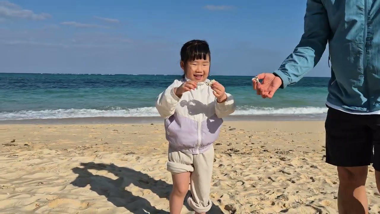 Trip to Okinawa🚼EP.7 Rizanshi Park Beach