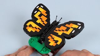 LEGO Butterfly Sunning its Wings • Build Video
