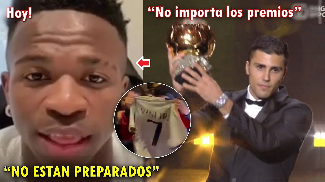 VINICIUS JR EXPLOTA tras el BALON de ORO A RODRI 2024 HOY