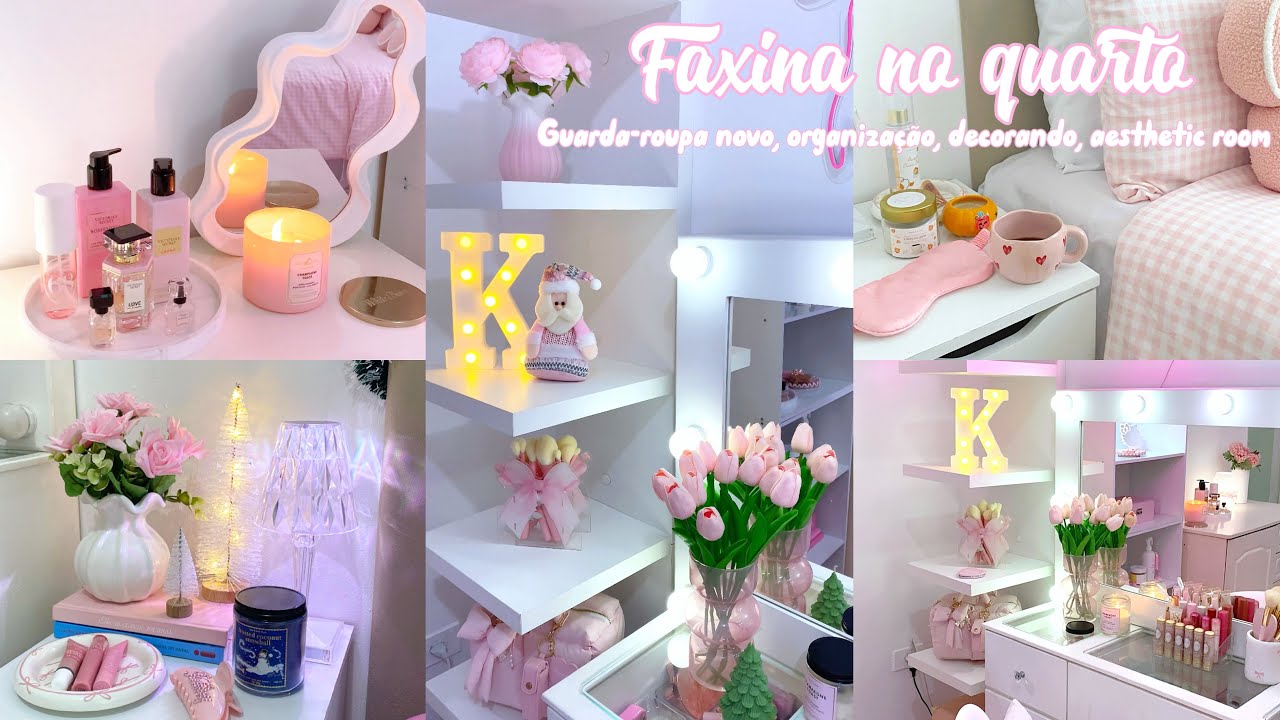 Уборка комнаты 🧺🎀 новый шкаф, декорирование и уборка, эстетичная комната | vlogmas 03