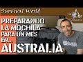 Mochila para Australia - Contenido - Mochilero
