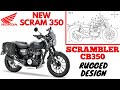 Honda scram 350 against royal enfield  honda adv 350 update