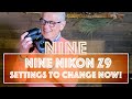 Change these Nikon Z9 settings NOW!