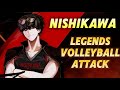 Nishikawa Legends Volleyball Attack (500Km/h) - The Spike Volleyball Story