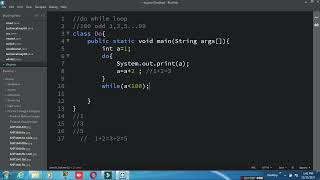 Java Program to Display Odd Numbers From 1 to 100 using Do While loop #Part15