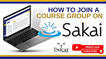 HOW TO JOIN COURSE GROUP ON SAKAI