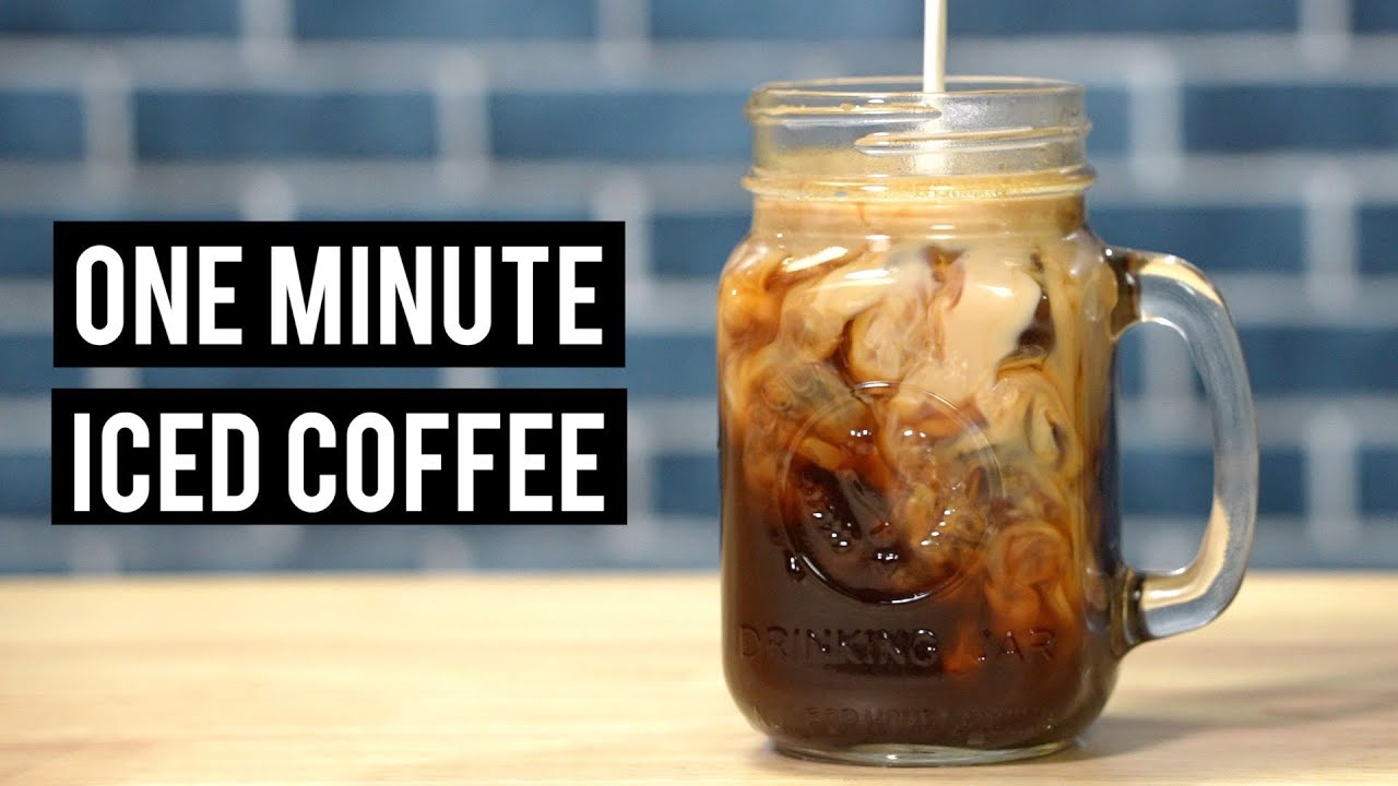 Easy 1 Minute Instant Iced Coffee - Frosting and Fettuccine