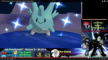 Live Shiny Corsola In Pokemon X After 63 Encounters via Chain Fishing