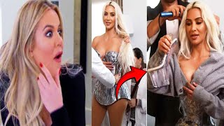 Khloé Kardashian Reacts to Kim Kardashian's 'Crazy' Heel-Free Met Gala Shoes"