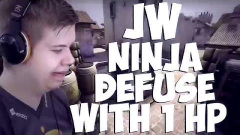 IEM Katowice 2016 -  JW ninja defuse with 1 HP last round vs NIP (14-16)