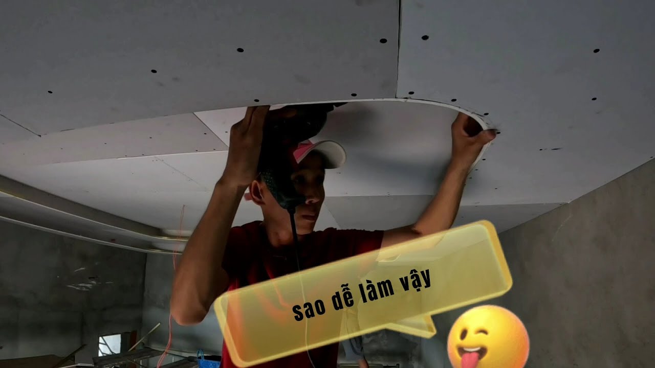 cách bo góc cấp hở trần thạch cao