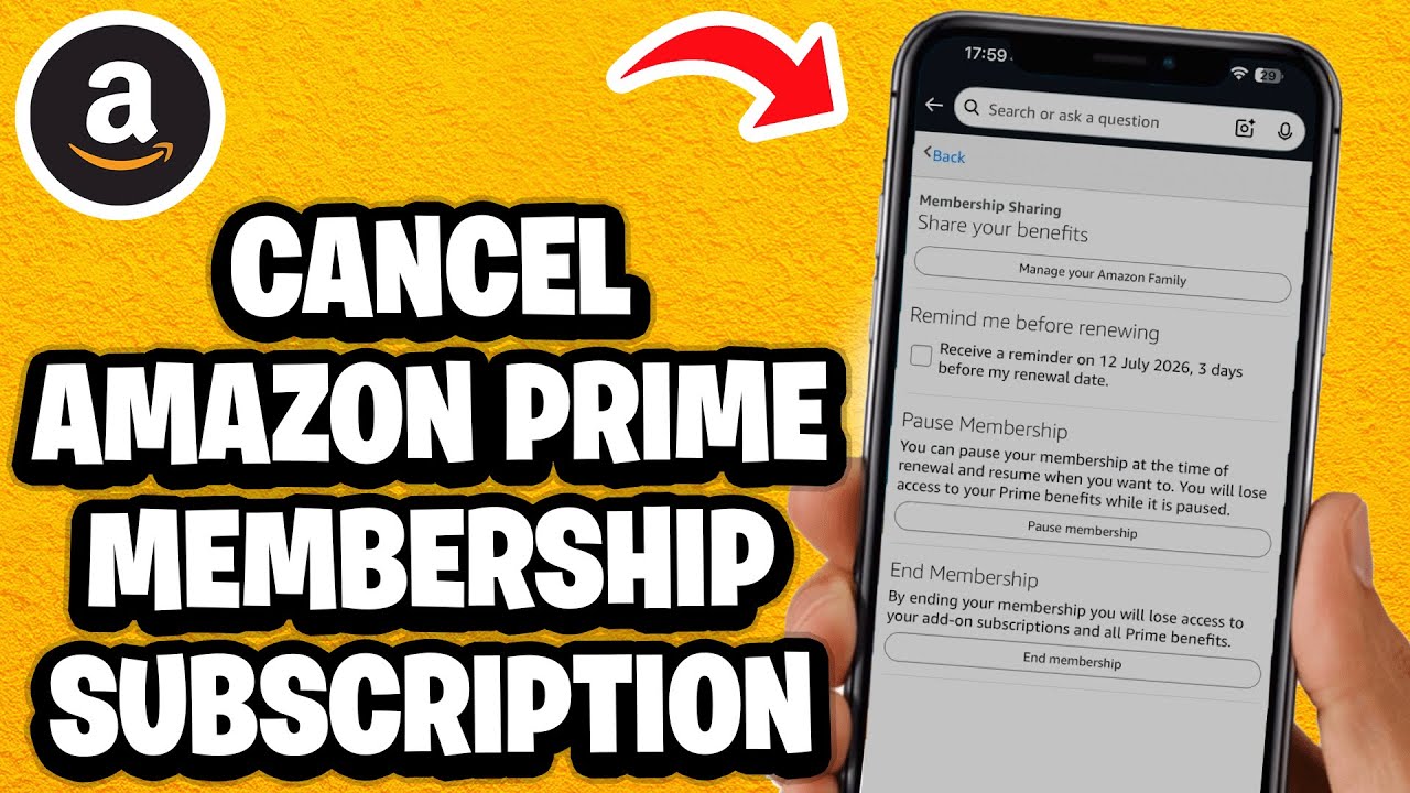 Как отменить подписку на Amazon Prime на iPhone или Android — самое быстрое руководство