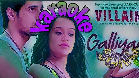 Teri Galiyan karaoke song whit lyrics ek (villain)