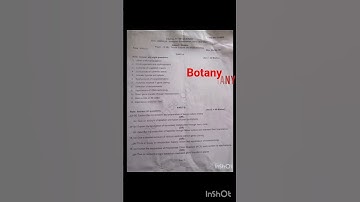 #Botany 6th sem question paper 2025#