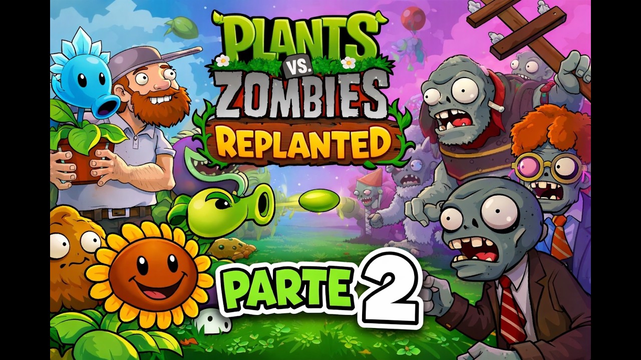 PLANTS VS ZOMBIES REPLANTED | RTX 3090 | GAMEPLAY PARTE 2 | GUIA 100% SIN COMENTARIOS