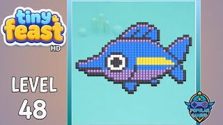 Tiny Feast Level 48: Gameplay Solution