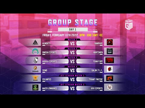 CODM Garena Master Group Stage Day 1 - Garena Call of Duty Mobile