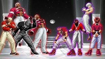 [KOF MUGEN] Chris Team Vs Yashiro Nanakase Team
