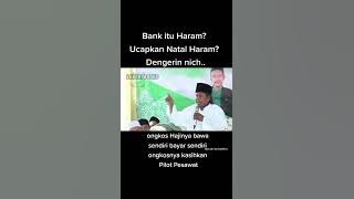 GUS MUWAFIQ HAJI PAKE UANG BANK HARAM?