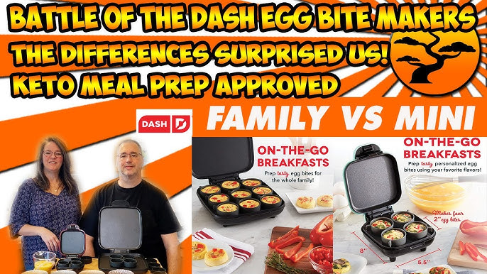 Dash Sous Vide Style Family Size Egg Bite Maker, 9 Egg Bites - Aqua