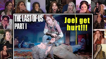 ALL GIRLS REACT TO THE LAST OF US PART I FULL GAME CUTSCENES|REACTION MASHUP|2025|GAME MOVIE|PART 6