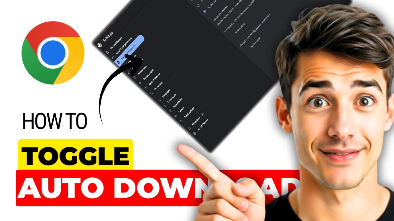 How To Enable Or Disable Automatic Downloads In Google Chrome (Easiest ...