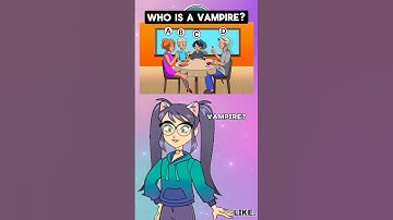 Who is a vampire? #riddlechallenge #quiz #riddles
