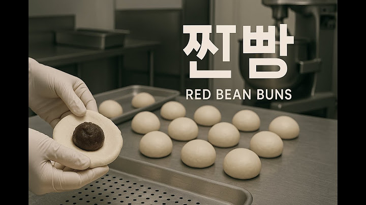 Fluffy Korean Steamed Buns with Sweet Red Bean Filling | Jjinppang (찐빵) ASMR