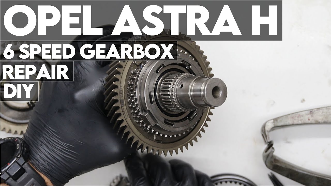 Opel Astra H 6 speed gearbox repair. DIY 