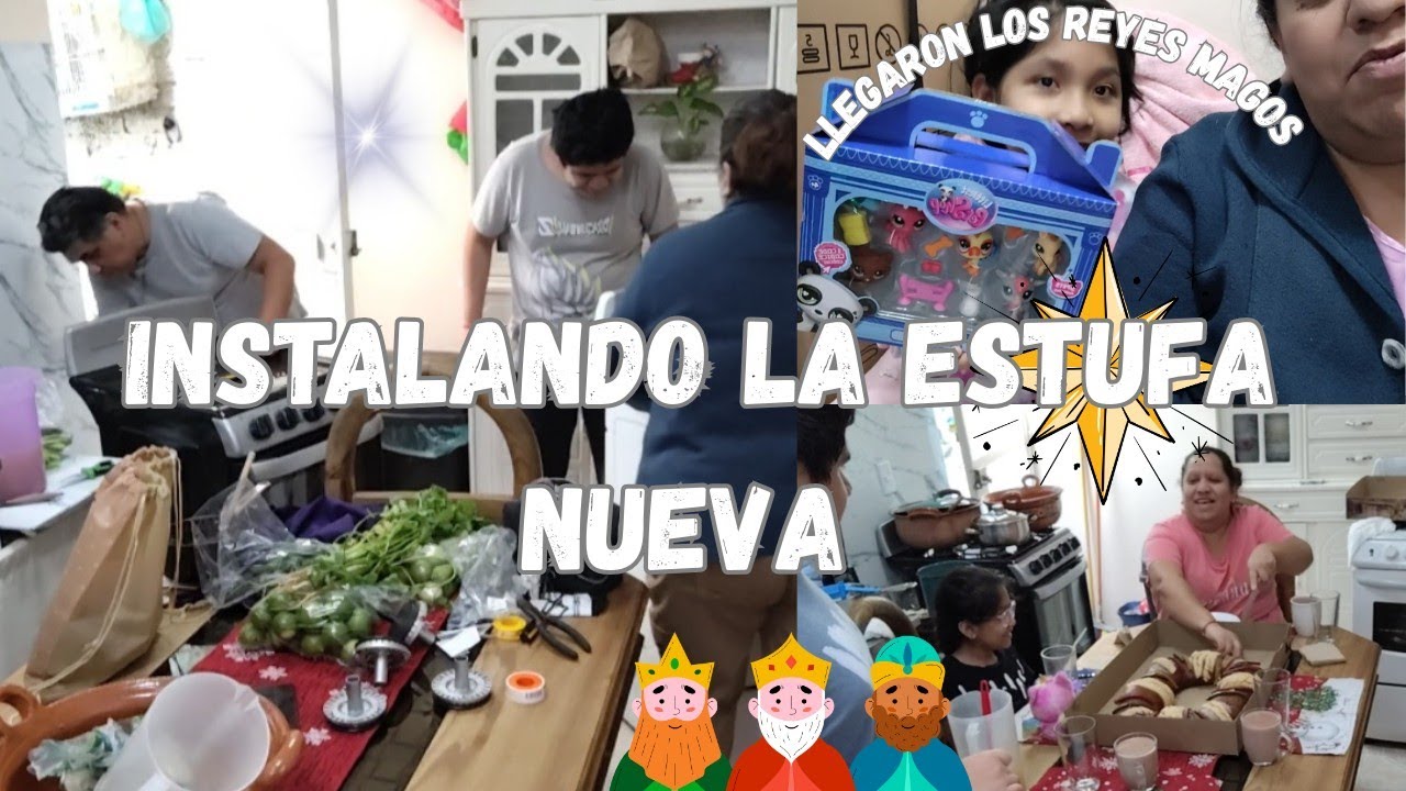 INSTALAMOS LA ESTUFA NUEVA // LLEGARON LOS REYES MAGOS // MI RUTINA DE AMA DE CASA 