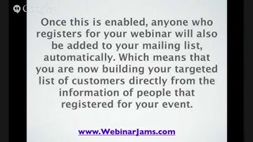 Tutorial 5 - Best Webinar Software for Building Mailing Lists on Autopilot