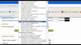 Edit Nav Menu - Websiteforge Ecommerce Website