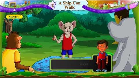 A SHIP CAN WALK II JUMPING SLEEPING II ENG II UNIT 2 II ACTI 1 II STD 6 II SEM 2