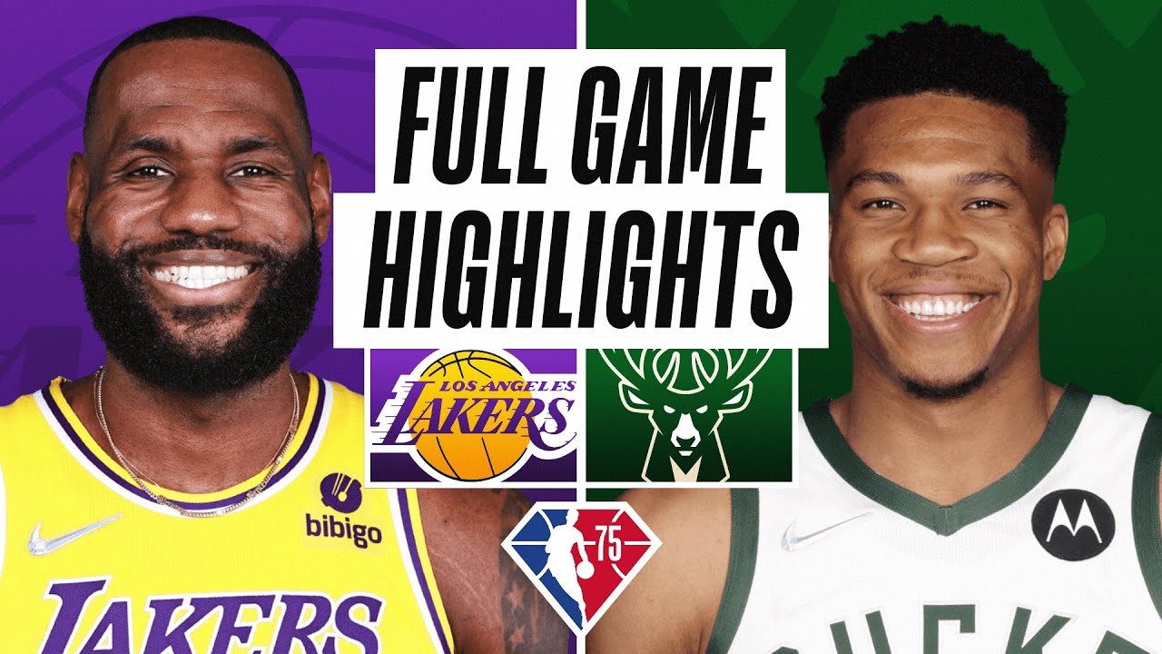 LAKERS at BUCKS, NBA FULL GAME HIGHLIGHTS