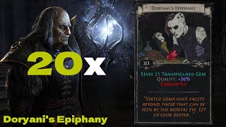 I Opened 20 Sets of NEW Doryani's Epiphany | Poe 3.24 Necropolis