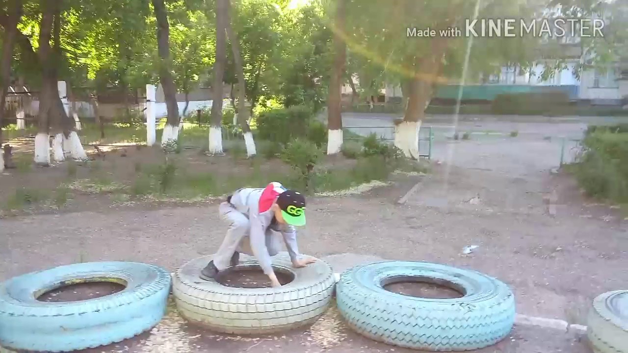 Камедия догонялки на шинах!