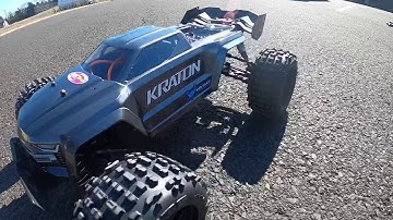 Arrma kraton epic sends! m2c build first bash session
